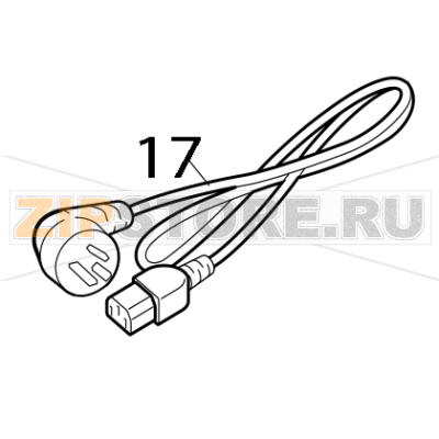Power cord (CN type) Toshiba TEC B-852-TS12-CN Power cord (CN type) Toshiba TEC B-852-TS12-CNЗапчасть на деталировке под номером: 17