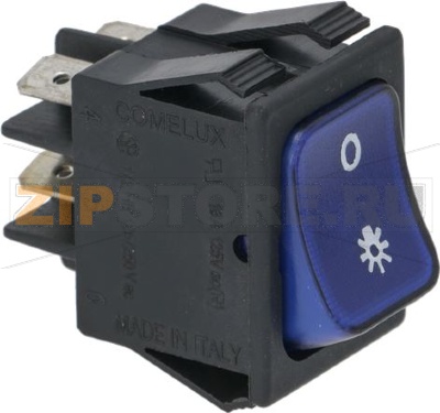 СИНИЙ ДВУХПОЛЮСНЫЙ ПЕРЕКЛЮЧАТЕЛЬ 16А 250В 