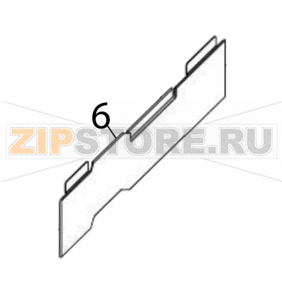 Electronic lower cover TSC MH240P Electronic lower cover TSC MH240PЗапчасть на деталировке под номером: 6Название запчасти TSC на английском языке: Electronic lower cover MH240P.