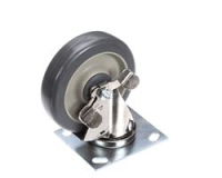 CASTER,5 SWIVEL,W/BRAKE,HC-12