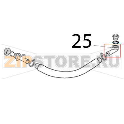 Fitting Scotsman AF 124 Fitting Scotsman AF 124Запчасть на деталировке под номером: 25