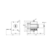Энкодер тросиковый Turck DW15000-135-7E-H1441