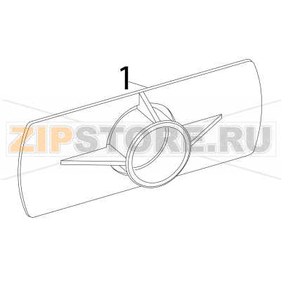 Media roll retainer Intermec PX4i Media roll retainer Intermec PX4iЗапчасть на деталировке под номером: 1Название запчасти на английском языке: Media roll retainer Intermec PX4i.