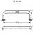 Ручка переносная 104x26 мм, черная, 1 шт TRU Components TC-94104 SW2031 - Ручка переносная 104x26 мм, черная, 1 шт TRU Components TC-94104 SW2031