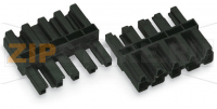 Intermediate coupler; 5-pole; Cod. I; for sockets and plugs; blue Wago 770-619