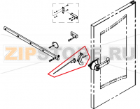 Door catch block P3 with fixing accessories CONVOTHERM OES 10.10 