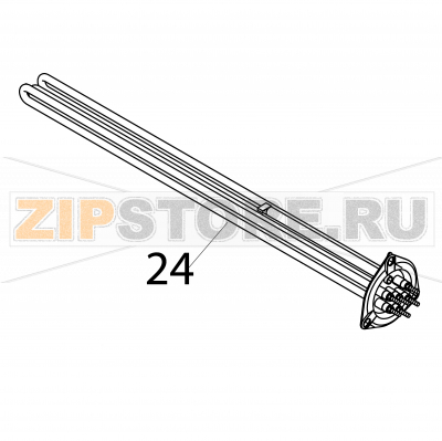 Resistance 230 V., 9,600 W. Fagor FI-2700I Resistance 230 V., 9,600 W. Fagor FI-2700IЗапчасть на деталировке под номером: 24Название запчасти Fagor на английском языке: Resistance 230 V., 9,600 W. FI-2700I.
