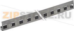 RACK ST./STEEL 1290x20xh50mm U-PROFIL 