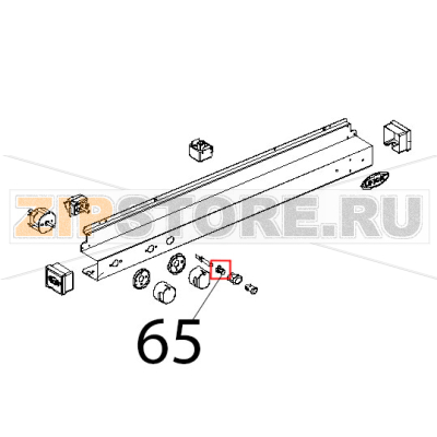 Supporto lampada interno Unox XF 193 Supporto lampada interno Unox XF 193Запчасть на деталировке под номером: 65