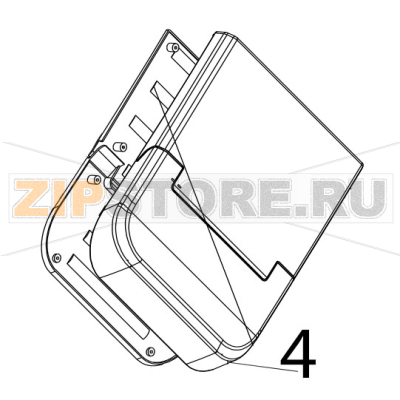 Front cover Hurakan HKN-IMF15M Front cover Hurakan HKN-IMF15MЗапчасть на деталировке под номером: 4