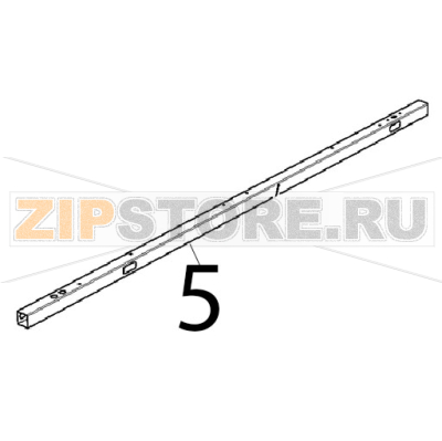 Listello inf. BT S.5E, 20x20x1 Unox XBC 615EG Listello inf. BT S.5E, 20x20x1 Unox XBC 615EGЗапчасть на деталировке под номером: 5