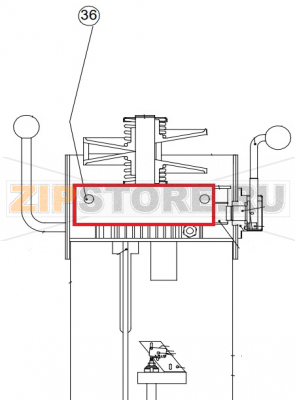 Palo guida sedia motore Sigma BM 30               Palo guida sedia motore Sigma BM 30Запчасть на сборочном чертеже под номером: 36Название запчасти Sigma на итальянском языке: Palo guida sedia motore Sigma BM 30