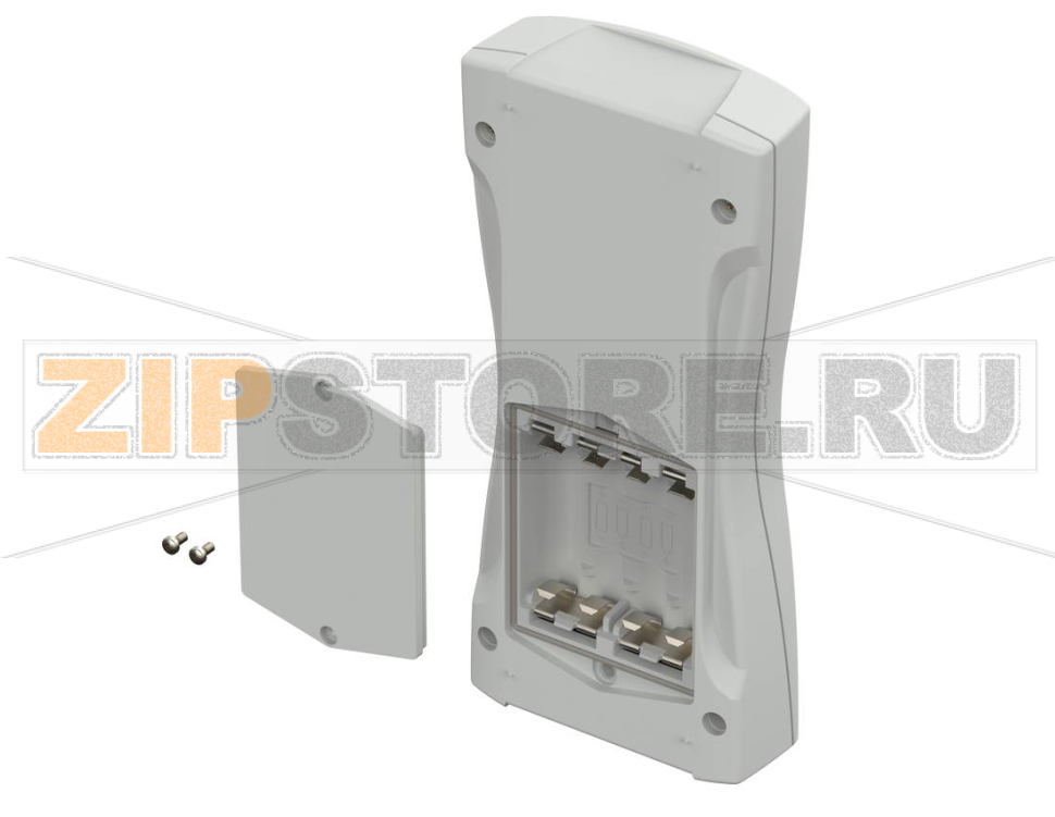 Корпус ручной с отсеком для 4 батареек типа АА, 209.3x98x34.8 мм, IP 40 (IP 65) Bopla BS 803 DIS-7035 