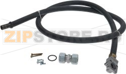 Gas pipe 780mm long P3 with fixing acces 