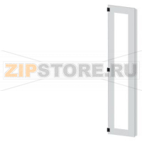 SIVACON, door half, left, inspection window, IP55, H: 2000 mm, W: 400 mm, RAL 7035, Protection class 1 Siemens 8MF1040-2UT25-0BE2
