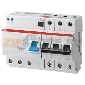 Выключатель дифференциального тока, автоматический, DS203 M AC-C6/0.03 ABB 2CSR273001R1064 