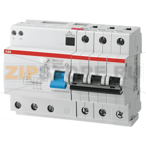 Выключатель дифференциального тока, автоматический, DS203 M AC-C6/0.03 ABB 2CSR273001R1064 