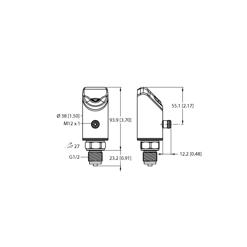 Датчик давления Turck PS510-10V-08-LI2UPN8-H1141 