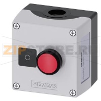 ПОСТ УПРАВЛЕНИЯ, 22MM, С КРУГЛЫМ ВЫРЕЗОМ, МАТЕРИАЛ КОРПУСА - ПЛАСТИК, КРЫШКА КОРПУСА - СЕРАЯ, 1 ТОЧКА УПРАВЛЕНИЯ, ПЛАСТИК, КРЫШКА КОРПУСА С МЕСТАМИ ДЛЯ НАКЛЕИВАНИЯ МАРКИРОВОЧНЫХ ТАБЛИЧЕК, A=КНОПКА КРАСНАЯ, МАРКИРОВКА: "O", 1НЗ, ВИНТОВЫЕ КЛЕММЫ, МОНТАЖ КОН