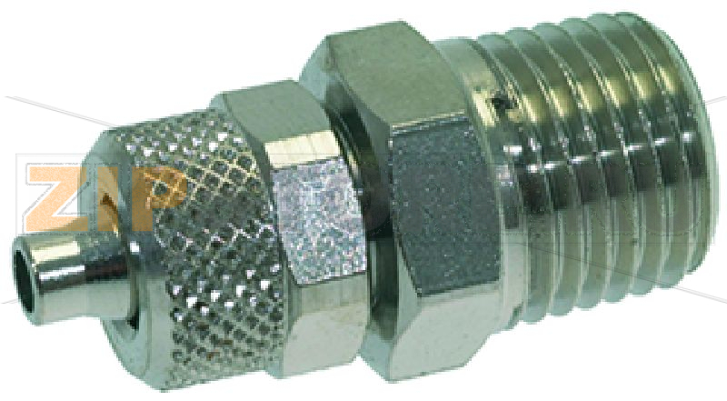ФИТИНГ ПРЯМОЙ 1/4"M Ø 6/4 