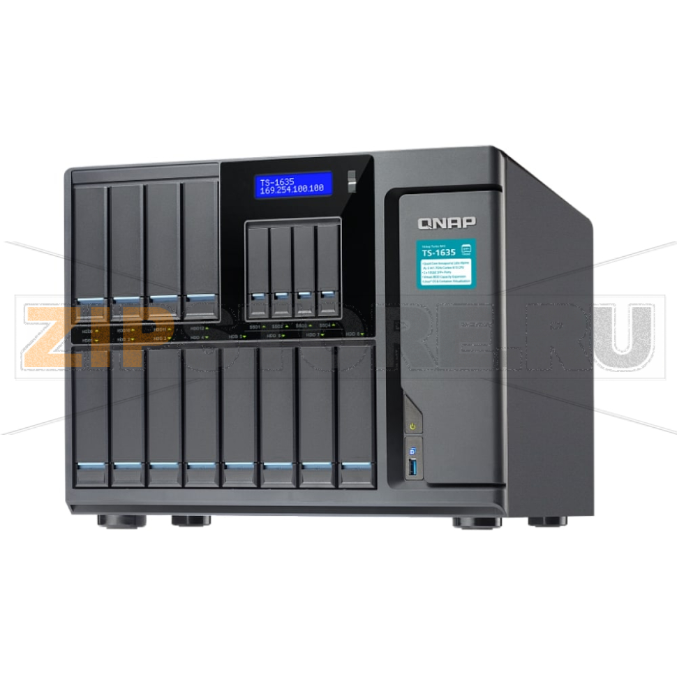 Накопитель сетевой QNAP TS-1635 