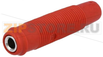 Гнездо 4 мм, 16 А, 60 В/DC, от -25 до 70°C, красное Hirschmann KUN 30 RT 