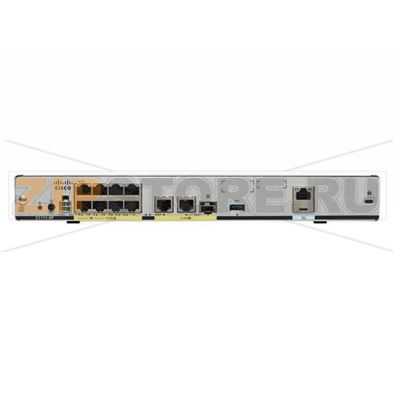 Маршрутизатор 4 Гб, WAN 1xGE, 1xSFP, LAN 8xGE, Wi-Fi Cisco C1111-8PWR 