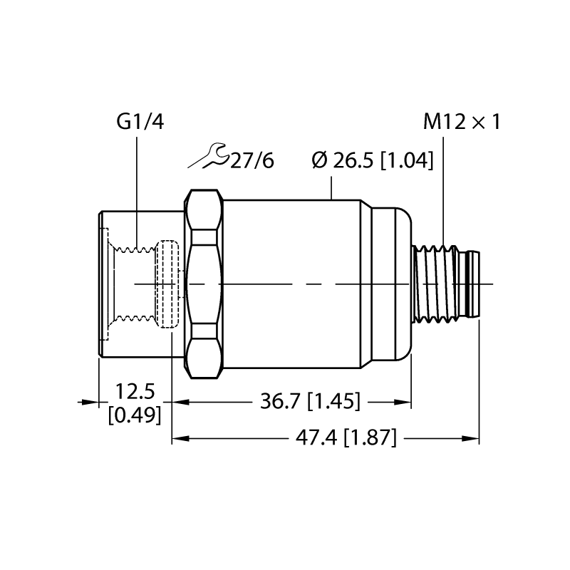 Датчик давления Turck PT0.1R-1501-I2-H1143/D840 