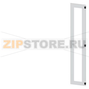 SIVACON, door, right, inspection window, IP55, H: 2000 mm, W: 400 mm, RAL 7035, Protection class 1 Siemens 8MF1240-2UT14-0BE2 