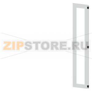 SIVACON, door, right, inspection window, IP55, H: 2000 mm, W: 400 mm, RAL 7035, Protection class 1 Siemens 8MF1240-2UT14-0BE2 