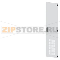 SIVACON, door, on the right, ventilated, IP20, H: 2200 mm, W: 450 mm, RAL 7035, Protection class 1 Siemens 8MF1270-2UT14-1BA2