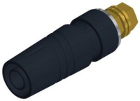 Разъем лабораторный 4 мм, 32 A, 1 кВ, черный Hirschmann SAB 2600 G M4 AU BLACK