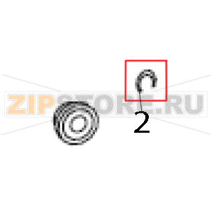 Crescent ring ext .250 Yel, Qty of 100 RH and LH Zebra 170PAX4 Crescent ring ext .250 Yel, Qty of 100 RH and LH Zebra 170PAX4Запчасть на деталировке под номером: 2