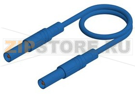Провод тестовый 2 м, синий Hirschmann MLS GG 200/2.5 BLUE 