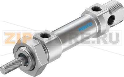 Пневмоцилиндр стандартный Festo DSNU-20-15-PPV-A 