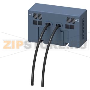 АДАПТЕР ПОДКЛЮЧЕНИЯ КАТУШКИ КОНТАКТОРА ЭЛЕКТРОДВИГАТЕЛЯ, ТИПОРАЗМЕР S0, ПОДКЛЮЧЕНИЕ СВЕРХУ, ПРУЖИННЫЕ КЛЕММЫ Siemens 3RT2926-4RA12 