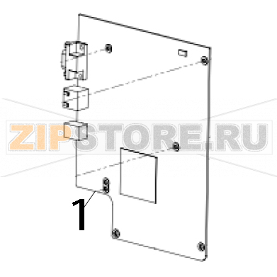 Main board assy TSC MX341P Main board assy TSC MX341PЗапчасть на деталировке под номером: 1