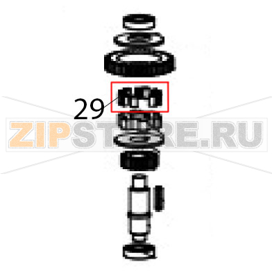 Pin roller Hurakan HKN-20SN2V Pin roller Hurakan HKN-20SN2VЗапчасть на деталировке под номером: 29