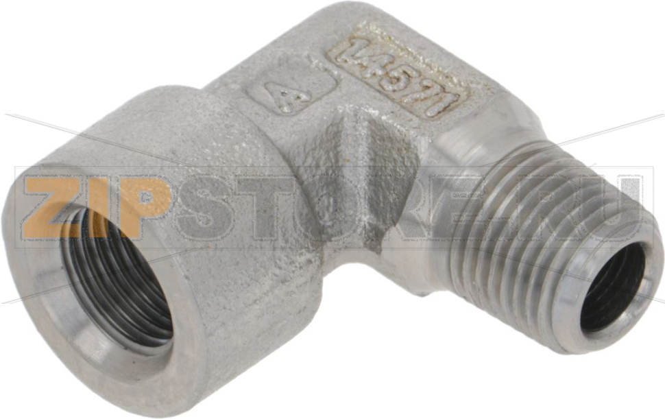 RACCORDO A "L" ø 1/8"M NPT - 1/8"F 