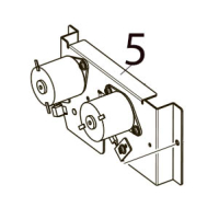 Ribbon motor ass'y Toshiba TEC B-SX5T-TS12/22-QQ-US