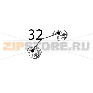 Screw M2.5x3 Zebra TTP-2030 Screw M2.5x3 Zebra TTP-2030Запчасть на деталировке под номером: 32