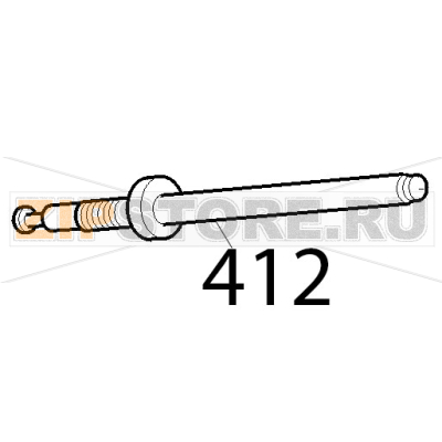 Perno sbavatura Sirman Topaz 250 Perno sbavatura Sirman Topaz 250Запчасть на деталировке под номером: 412