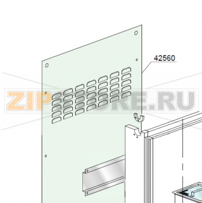 Back panel DIHR DW014 Back panel DIHR DW014Запчасть на деталировке под номером: 42560Название запчасти на английском языке: Back panel DIHR DW014
