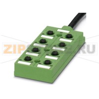 Коробка датчика и исполнительного элемента Phoenix Contact SACB-8/16-L- 5,0PUR NPN