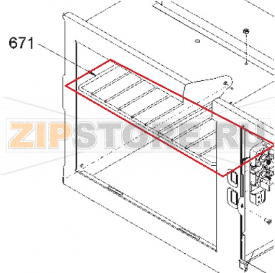 Rack, oven Menumaster RCS511-P1325802M Rack, oven Menumaster RCS511-P1325802M

Запчасть на сборочном чертеже под номером: 671

Название запчасти Menumaster на английском языке: Rack, oven Menumaster RCS511-P1325802M