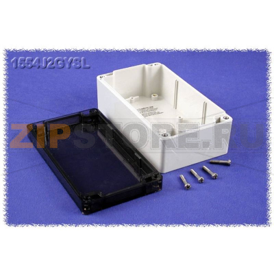 Корпус 160x90x60 мм, материал: поликарбонат, серый, 1 шт Hammond 1554J2GYSL 