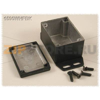 Корпус алюминиевый 52.5x38x31 мм, черный, 1 шт Hammond 1590WHFBK 