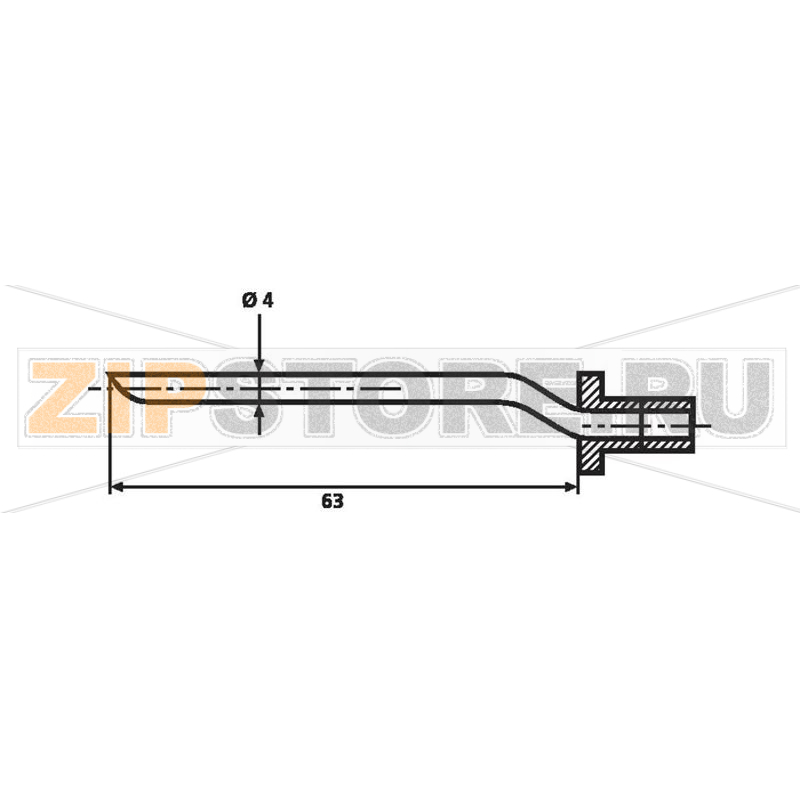 Крепление шпильки, сменное, 3 шт HellermannTyton VA-2.55PRONG8 
