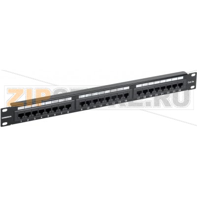 Патч-панель 1U кат. 5Е UTP 24 порта (Krone) GENERICA 