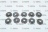 Dado misto M3 zincato M8         10pcs